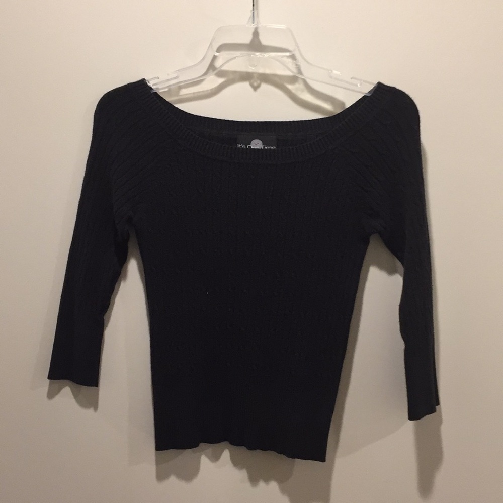 ✨4/$9✨ It’s Our Time Black Sweater